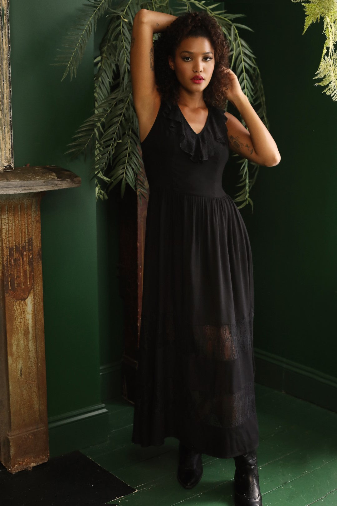 Mortem Maxi Dress – Hell Bunny