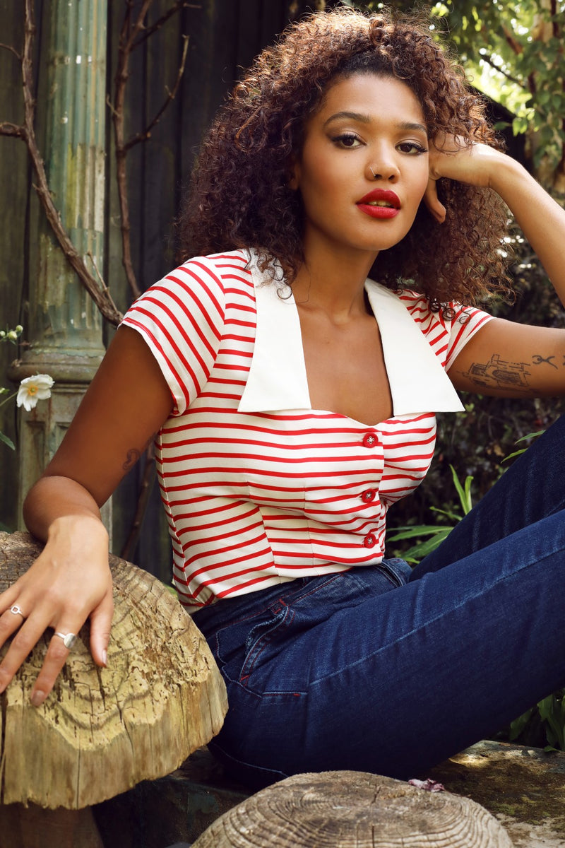 Ahoy Bluse