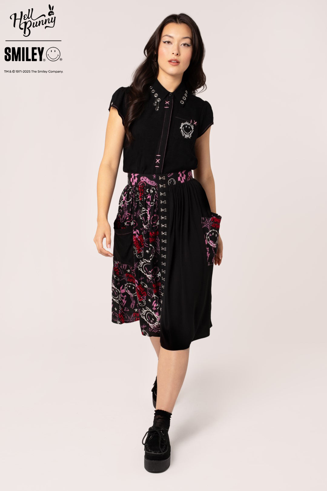 【hitomipom】 meltthelady skirt SM5000_RIOT_SKIRT_BLK_002_Larg