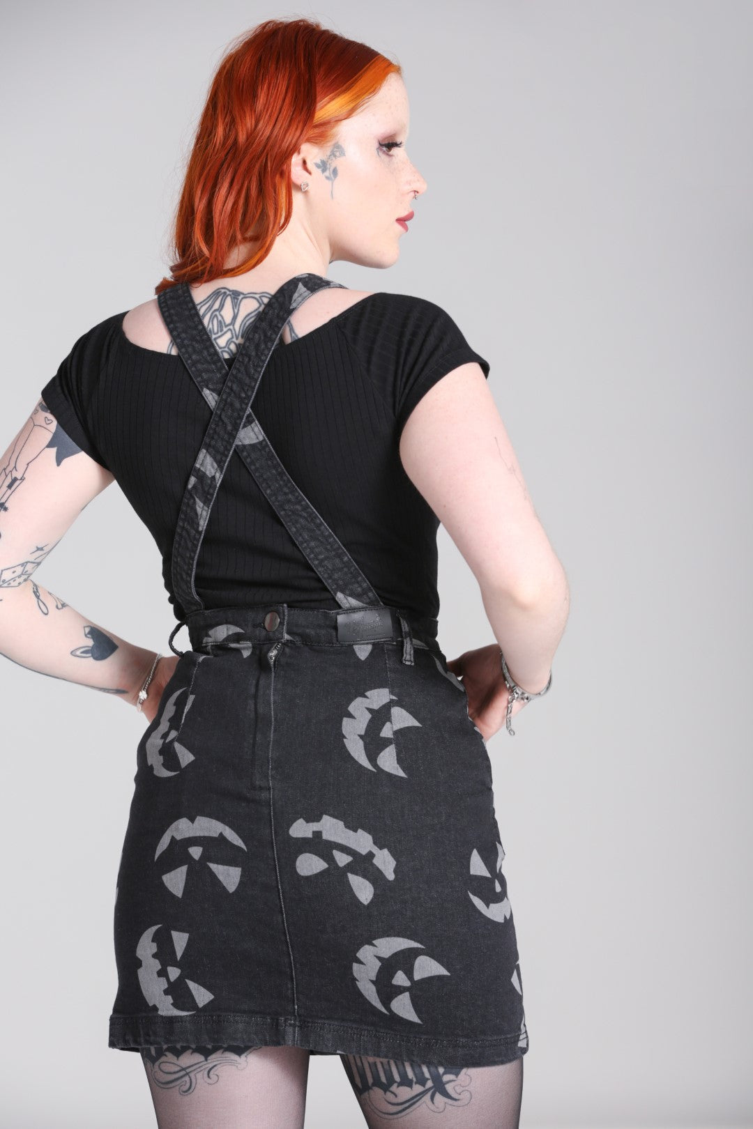 Jack-O-Lantern Latzkleid 