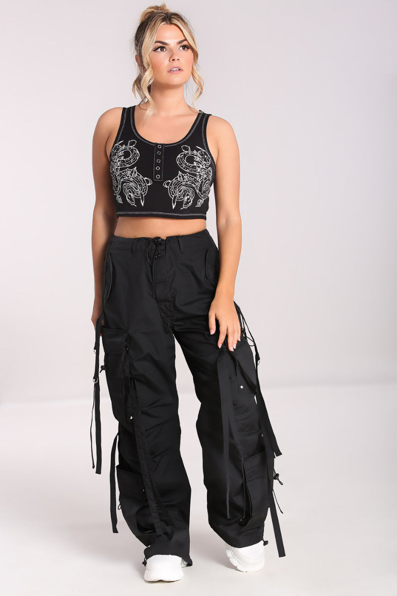 Octopus Trousers Black