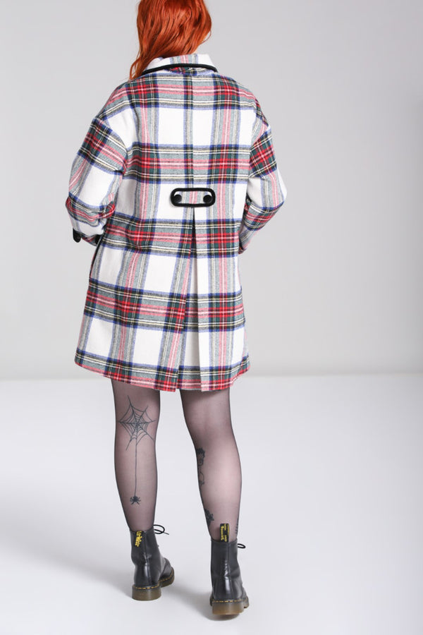 Hell Bunny Basil Fox 60s Coat Black