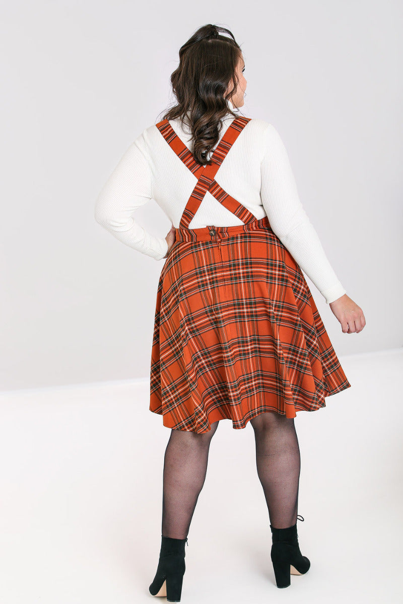Hell bunny tartan pinafore online