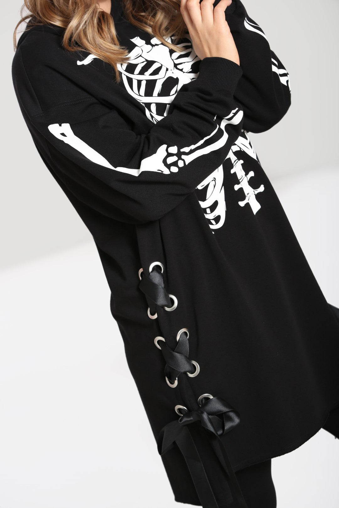 Skeleton Hoodie Dress