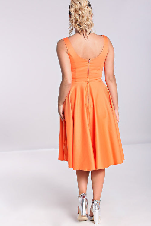 Heidi Dress - Dark Blue Denim main image 0