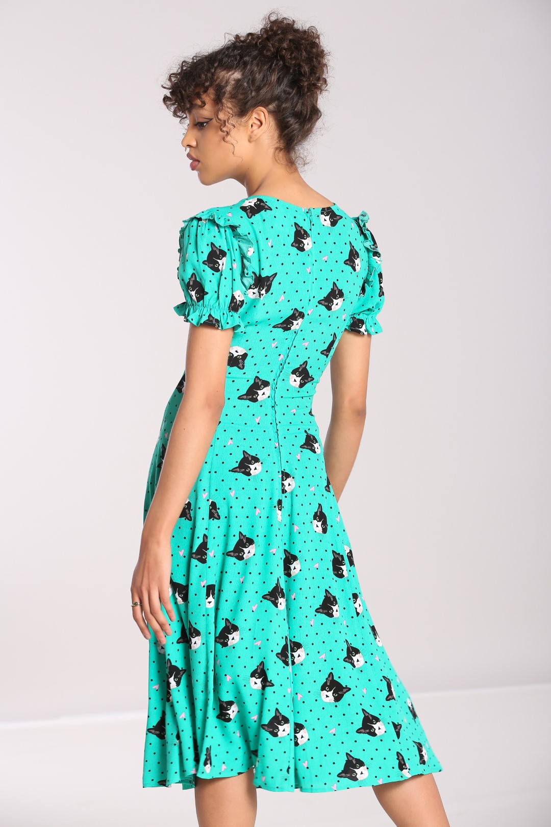 Love Cats Midi Dress