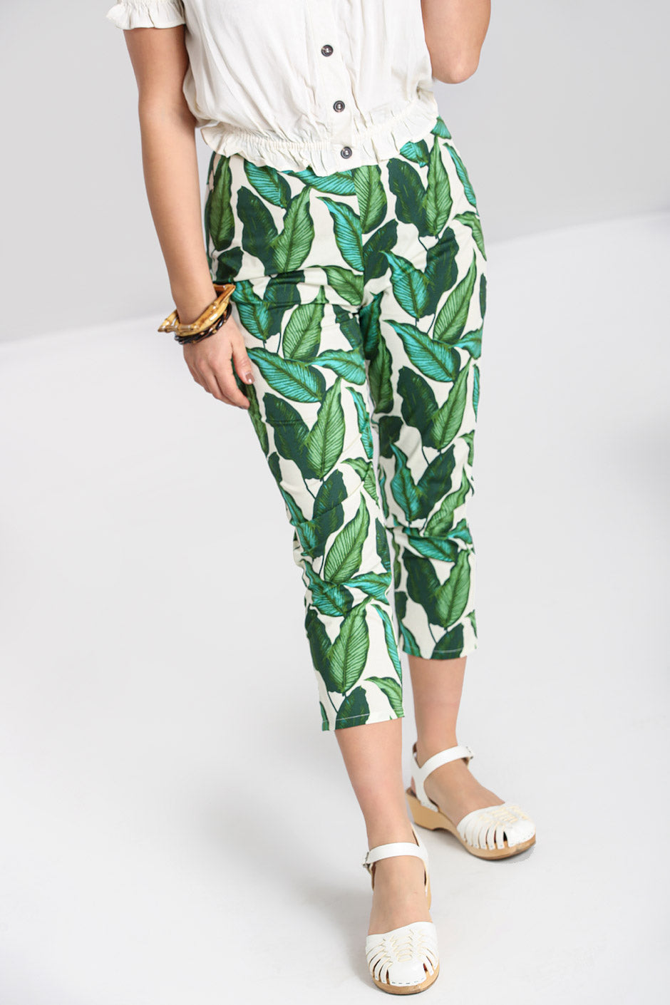 Rainforest Cigarette Trousers