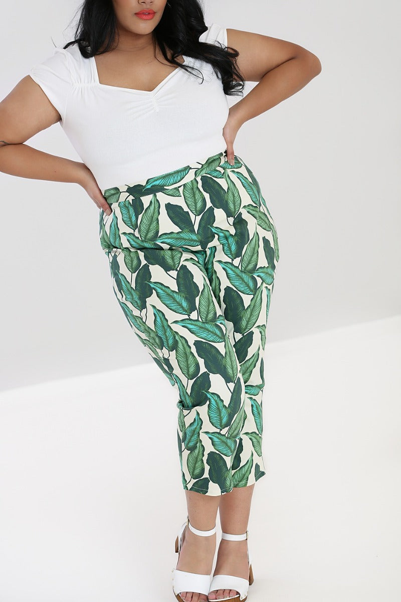 Rainforest Cigarette Trousers