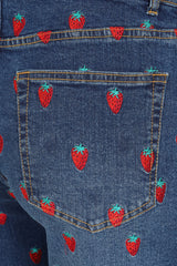 Strawberry Denim Jeans