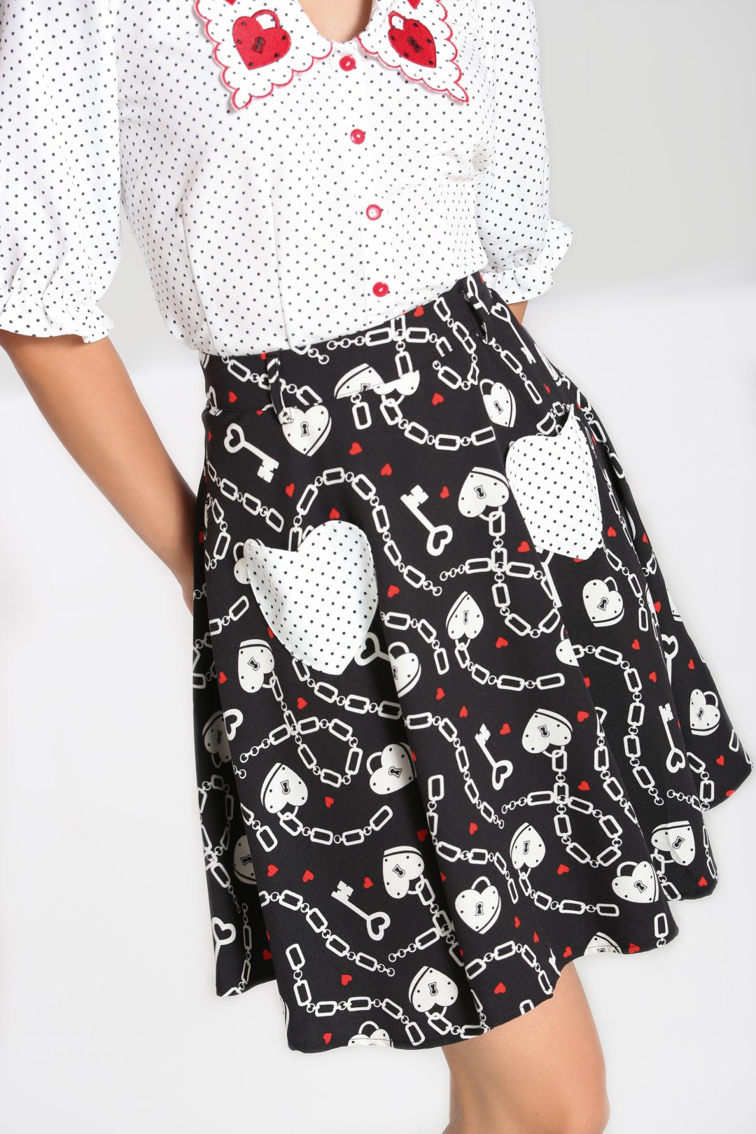 Heart Lock Mini Skirt