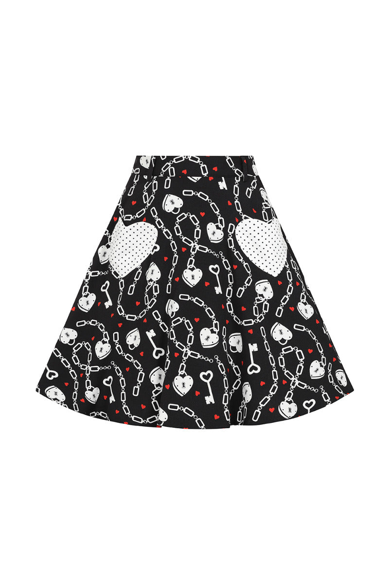 Heart Lock Mini Skirt