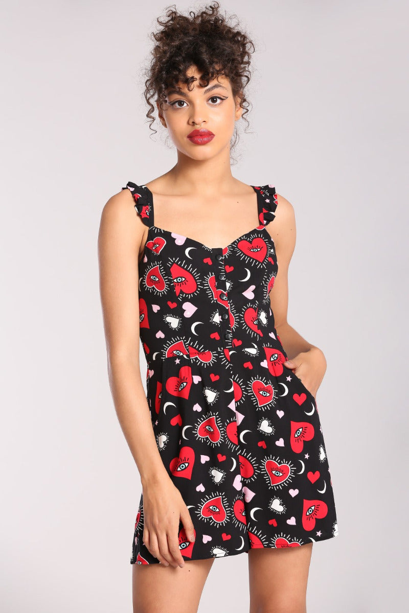 Kate Heart Playsuit