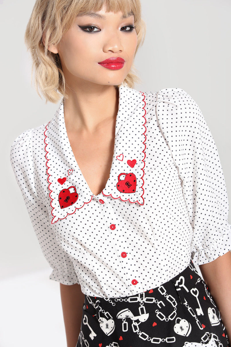 Heart Lock Blouse