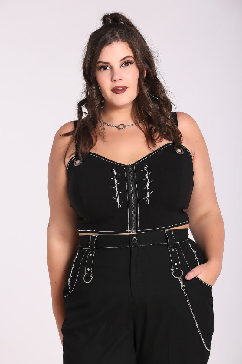 Lennox Crop Top – Hell Bunny